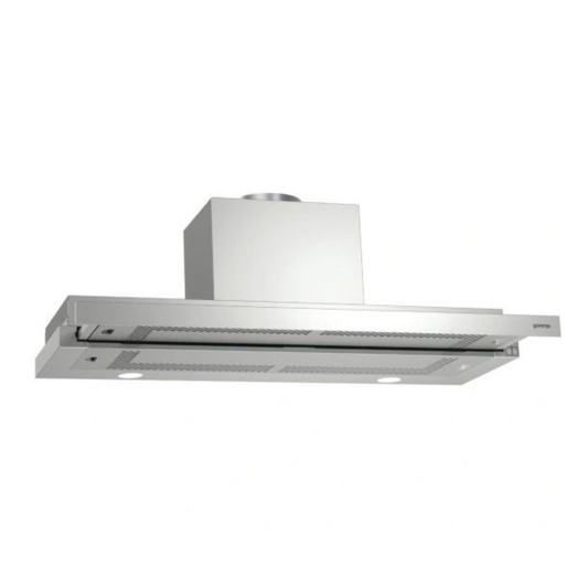 Gorenje BHP923E13X-UK 90 cm telescopic cooker Hood
