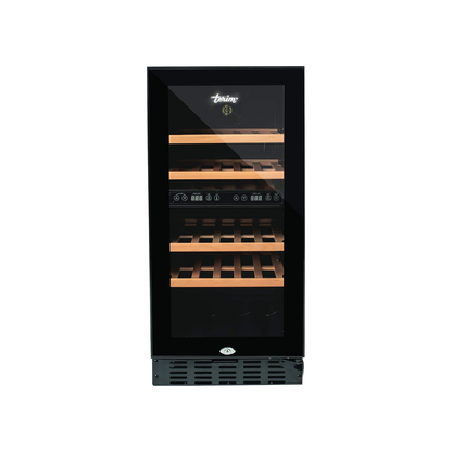 Terim 25 Bottle Beverage Cooler, Single Door Dual Zone, 90L, TERBC30DZ