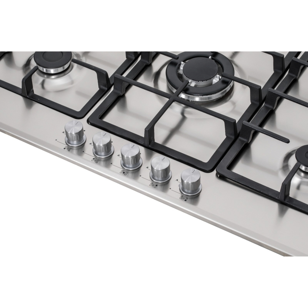 Terim 5 Burner Built-in Gas Hob TERBIGH905SS Silver 90cm
