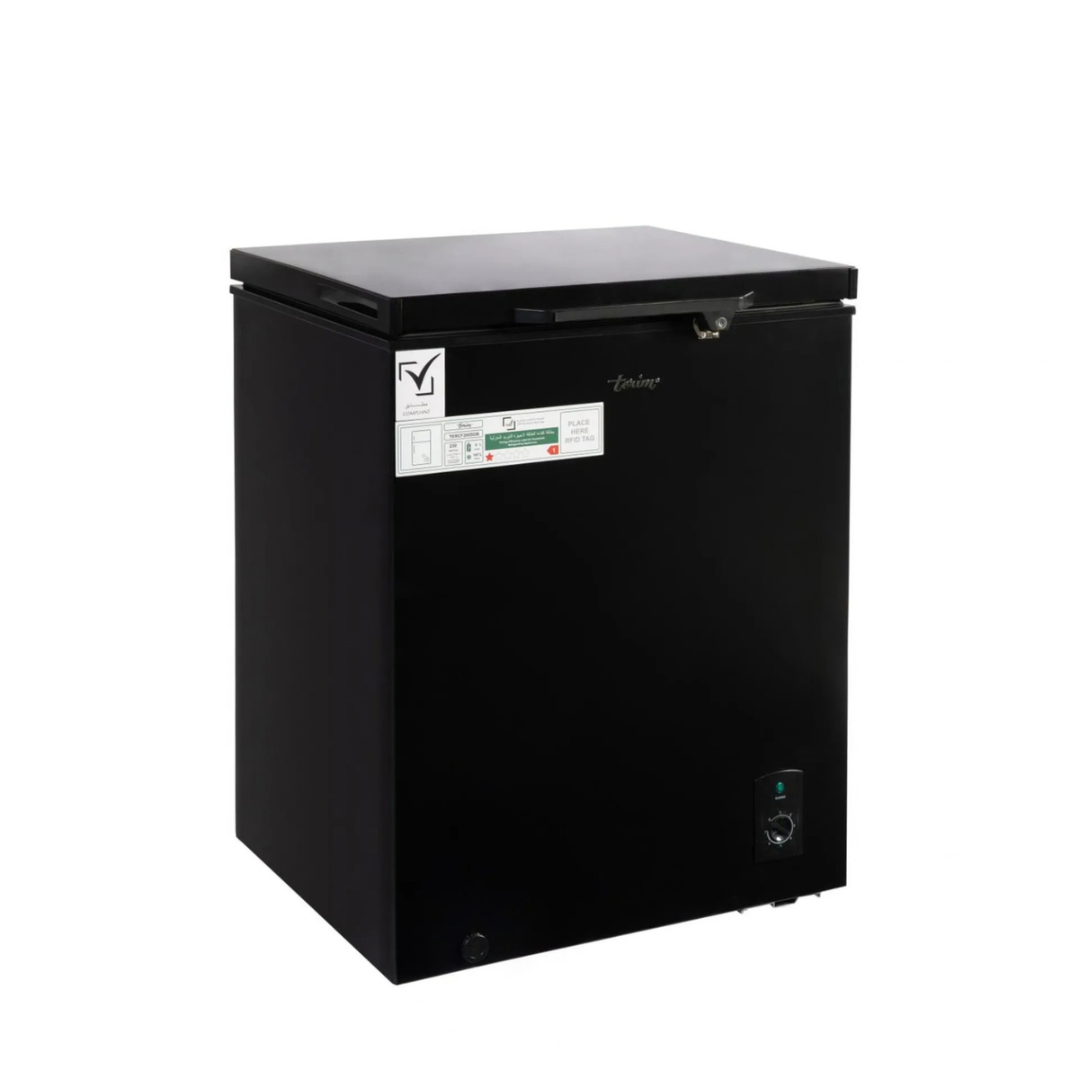 Terim Chest Freezer, 147L, Matt Black, TERCF200SDB