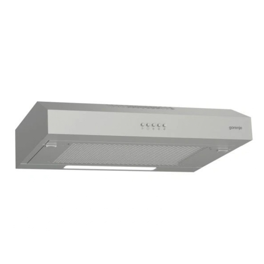 Gorenje WHU629ES/S 60cm Undercounter Hood